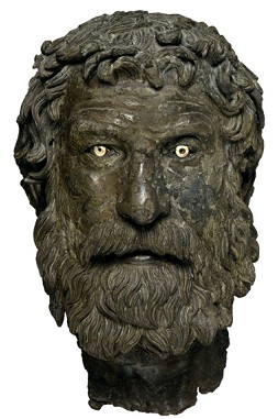 A Philosopher, ca. 240 BCE (from Antikythera shipwreck) National Archaeological Museum, Athens,  X 13400